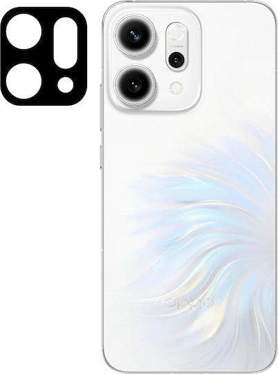 Bizon Protecție Cameră Glass Lens Tempered Glass Negru pentru Oppo Reno 14