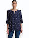Damenbluse Blau