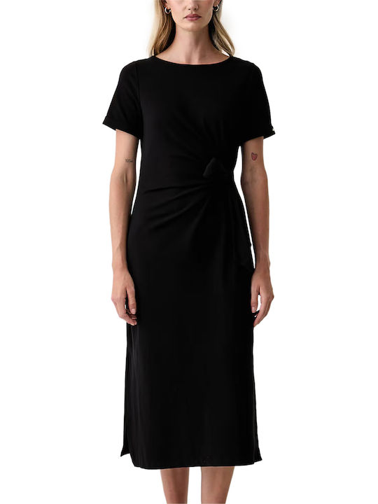 DKNY Summer Midi Dress Black DKNY Summer Midi Dress Black