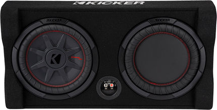 Kicker Down-firing 8 Zoll Kompakt 2-Ohm Gehäuse 48trtp82