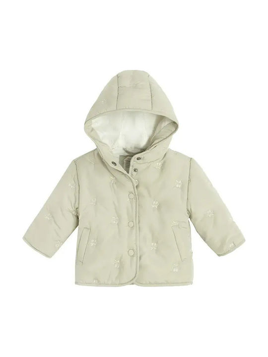 Kids Casual Short Green Jacket