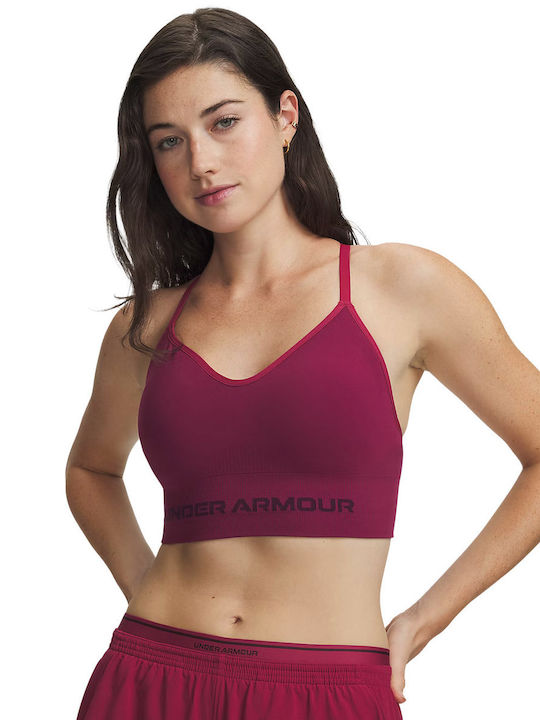 Under Armour Vanish Women's Sports Bra Burgundy