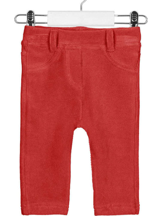 Kinderleggings Lang Rot