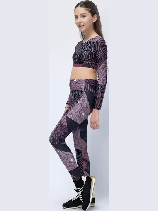 Kids Leggings Long Black