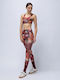 Training Women's Set with Full-Length Leggings High Waist Chocolate Rooted
