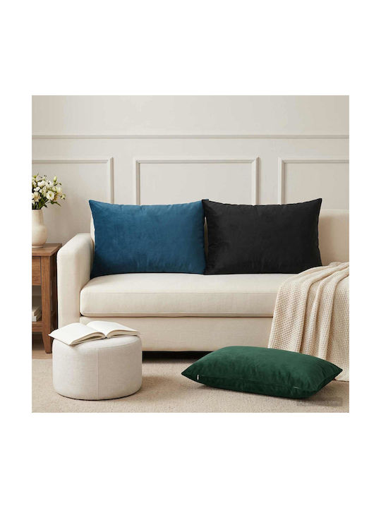 vidaXL Sofa-Kissen Heerlen aus Samt Schwarz 50x...