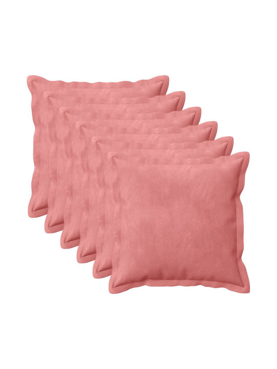 vidaXL Sofa-Kissen Houten aus Samt Rosa 50x50cm