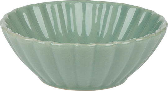 Alpina Appliances Round Green Ceramic Serving Bowl with Diameter 17.7cm