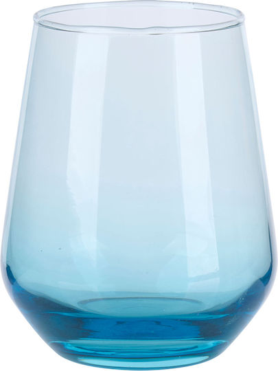 Alpina Σετ Ποτήρια Νερού από Γυαλί Γαλάζιο 450ml 871125233468 4τμχ