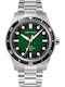 Men's Solar Watch With Silver Steel Bracelet