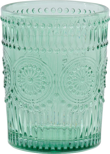 Alpina Set of Water Glasses Made of Glass in Green Colour 240ml 4pcs