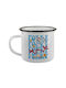 Koupakoupa Forky Enamel Mug Black 360ml
