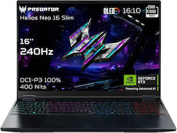 Acer Predator Helios Neo 16S Ai 16" OLED FHD 240Hz (Ultra 9-275HX/64GB/1TB SSD/GeForce RTX 5070 Ti/W11 Home) Black (International English Keyboard) Acer Predator Helios Neo 16S Ai 16" OLED FHD 240Hz (Ultra 9-275HX/64GB/1TB SSD/GeForce RTX 5070 Ti/W11 Home) Black (International English Keyboard)