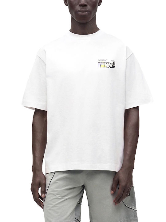 Off White T-shirt Red- White- Green