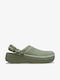 Crocs Crafted Vegan Suede Stitch Σαμπό Πράσινα