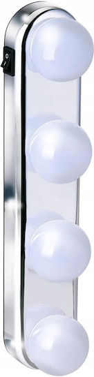 Grundig Φωτιστικό για Καθρέφτη Μακιγιάζ LED Μπαταρίας Μ30.5xΠ7.5xΥ6.5εκ.