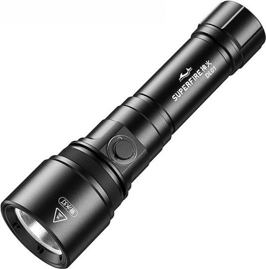 Superfire Rechargeable LED Flashlight IPX8