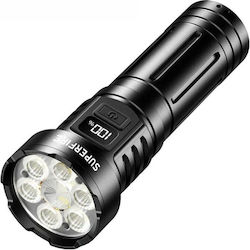 Superfire Rechargeable LED Flashlight IP44