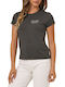 Damen T-Shirt Dunkelgrau
