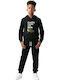 Kids Sweatpants Set Black