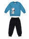 Kinder Sweatpants Set Petrol Blau
