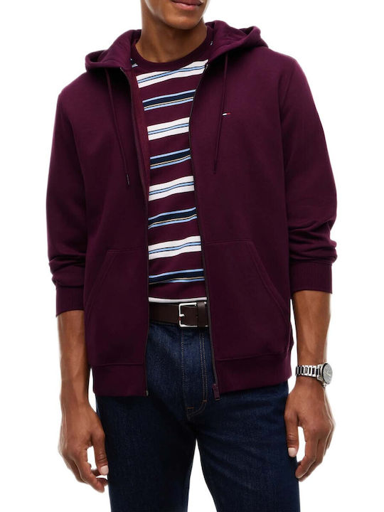 Tommy Hilfiger Hooded Cardigan Purple