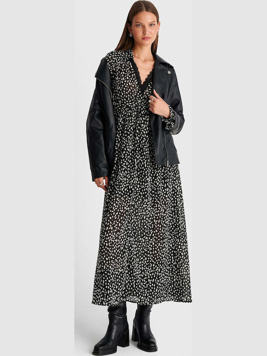 Midi Damenkleid Schwarz