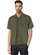 Short Sleeve Shirt in Regular Fit Green