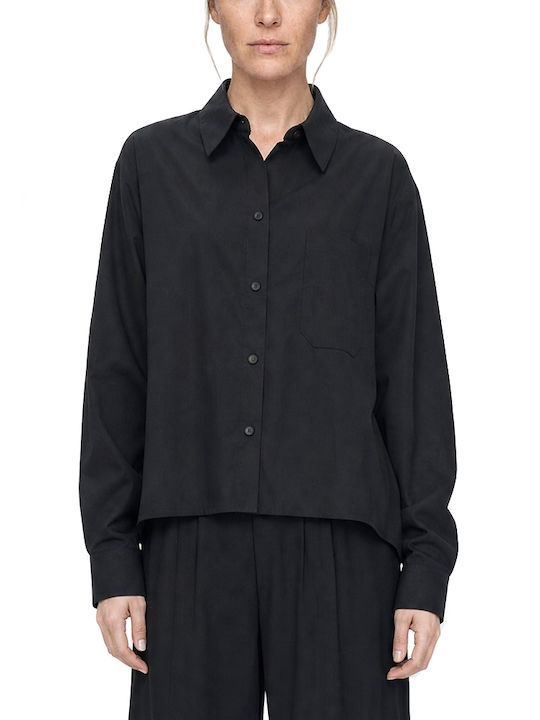 Long Sleeve Women's Shirt Black