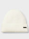 Fati Beanie Unisex Căciulă Tricotată în Culoare Ecru