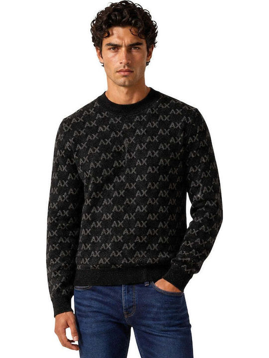 Armani Exchange Πουλόβερ Μαύρο