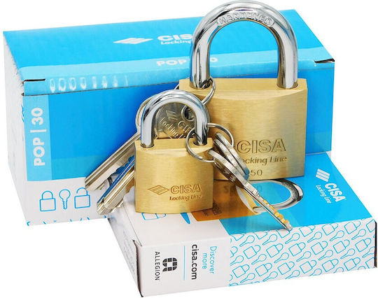 Cisa Locking Line Λουκέτο Πέταλο με Κλειδί 20mm