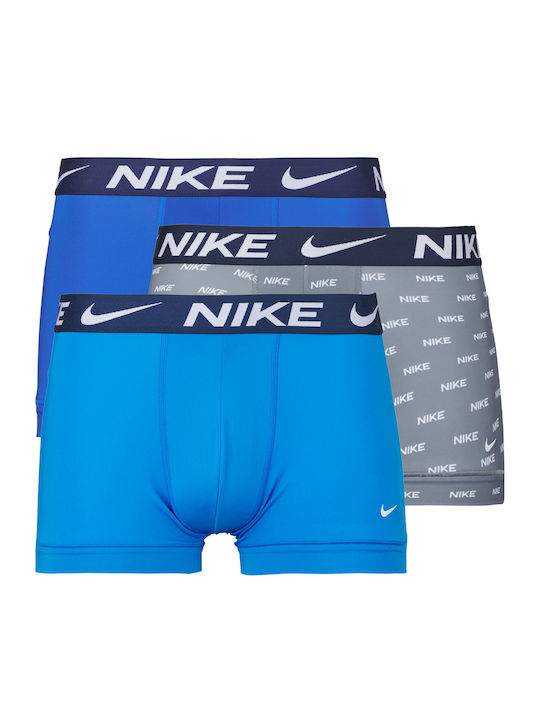 Nike Herren Boxershorts Blau 3er Pack