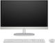 HP All-in-one 24 23.8" (i5-1335U/16GB/512GB SSD/FHD/No OS) webcam White US