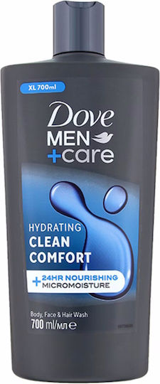 Dove +Care Hydrating Moisturizing Shower Gel with Citrus Scent for Men 700ml