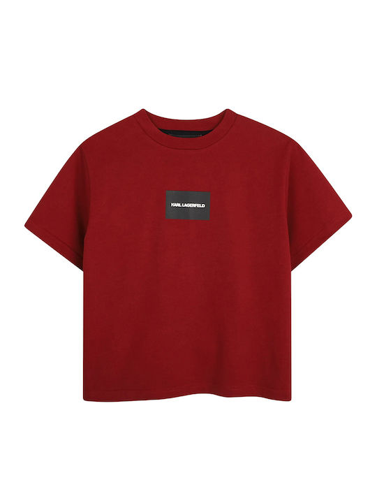 Kids Short-sleeved Red T-shirt