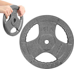 Enero Метален Диск 1 x 15kg Ф26.5mm с Тегла за Силови Тренировки