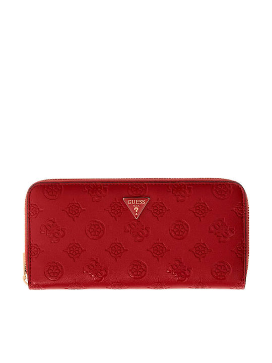 Guess Diana Diana Голяма Дамска Портфейл Червен