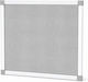 Rollsmarket Moskitonetz Fenster Dauerhaft aus Aluminium mit Rahmen 100x100cm