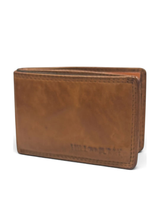 Hill Burry Leather Men's Wallet with RFID Brown