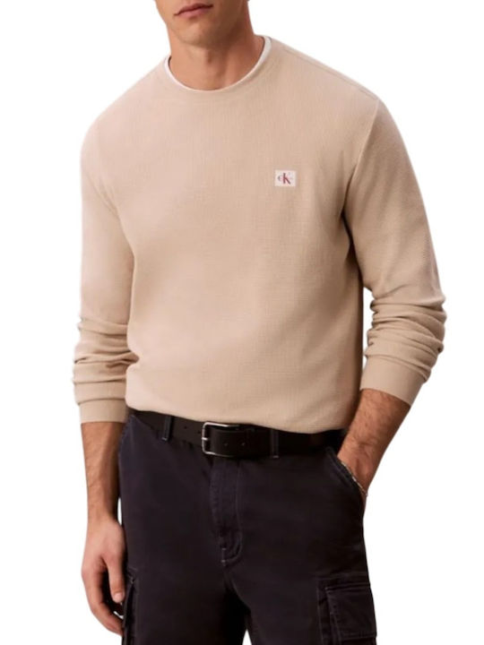 Calvin Klein Bluză cu mânecă lungă White Pepper