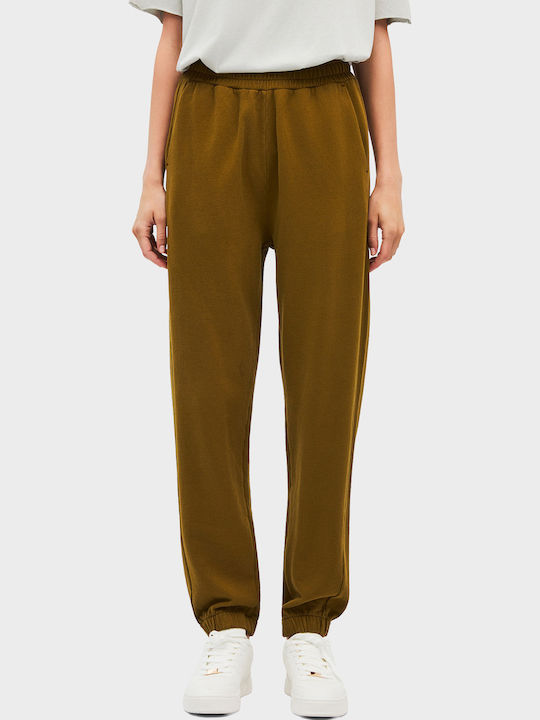Dirty Laundry Pantaloni Trening Cu Elastic Olive