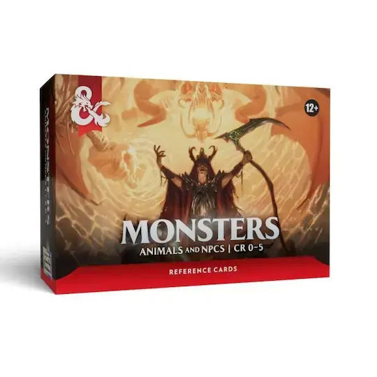 Dungeons & Dragons Rpg Reference Cards Monsters Animals Npcs
