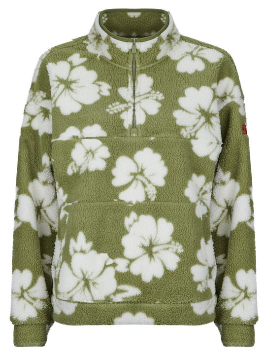 Roxy Jive Talking Bonded Women's Sweatshirt Green