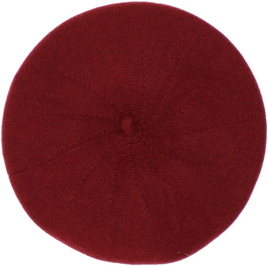 Beretă De Damă ButicCochet O Singură Mărime Lână Design Paiete Burgundia Bsc430
