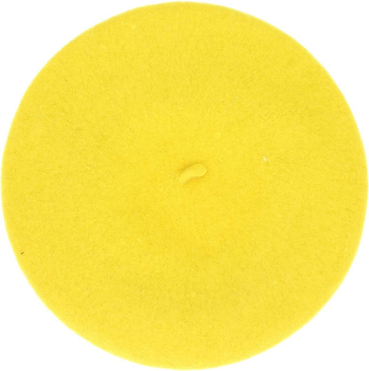 Beretă De Lână Pentru Femei ButicCochet O Mărime Nasturi Decorativi Galbeni Bsc565