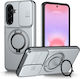 Sliding Cover Hard Case Ring Grey Samsung Galaxy A27 5g