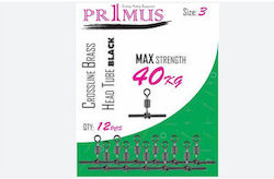 Primus Cross Tube Draht-Spaltring 12 Stück Farbe Schwarz Größe 7