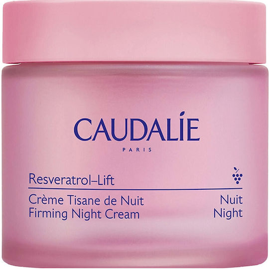Caudalie Resveratrol-Lift Κρέμα Προσώπου Νυκτός για Αντιγήρανση & Σύσφιξη με Υαλουρονικό Οξύ 50ml
