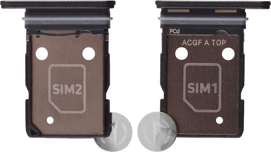 Samsung A37 5G A376 Dual Sim Kartenhalter Grau Original Service Pack Gh98-50810a